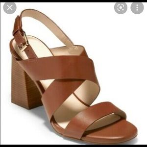 Cole Haan Cynthia Block Heel Brown